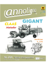 CLAAS Mähdrescher Typ Matador GIGANT  & Perkins Diesel Motor Typ 6.354 Bild- Bedienungsanleitung & Bild- Ersatzteilliste & Explosionszeichnungen  - annoligno 784